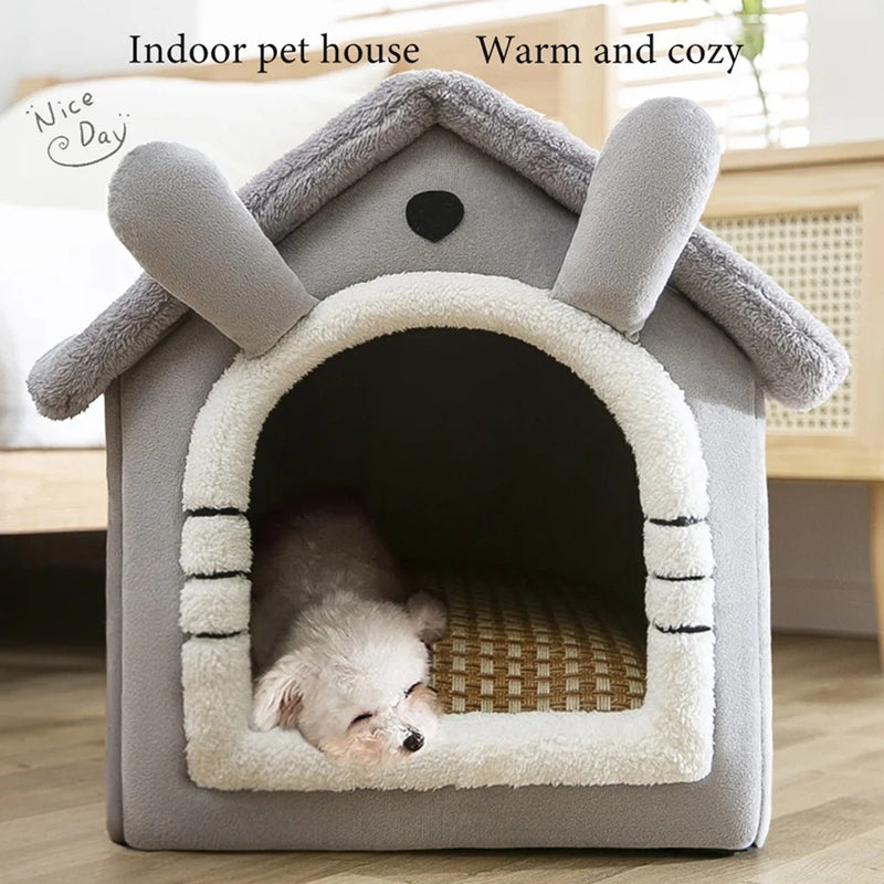 Cat/Dog Bed Removableand Washable Foldable