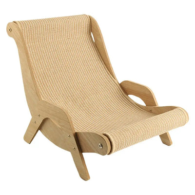 Sisal Cat Chair Wooden Cat Lounge Chair Cozy Stable