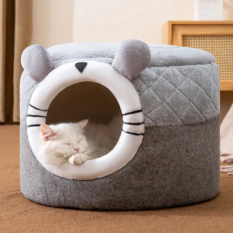 Indoor Warm Cat nest Deep Sleep Cat Kennel