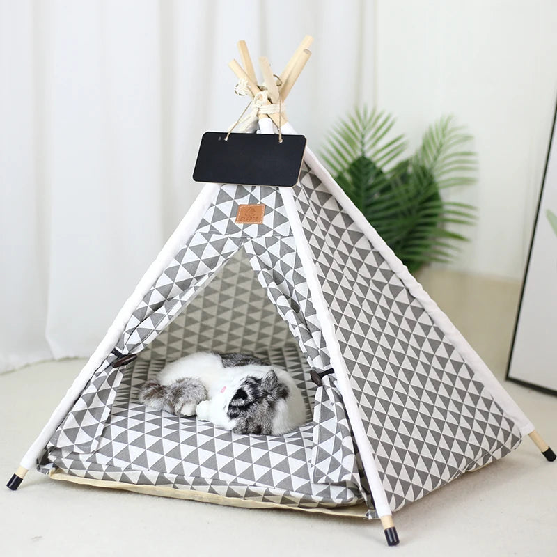 Pet Tent House Cat Dog Bed