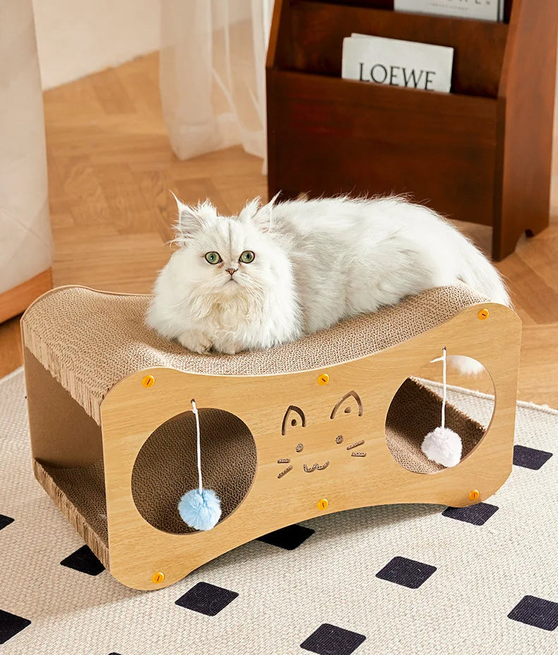 HONEY PET Double Layer Cat House Multifunctional Nest