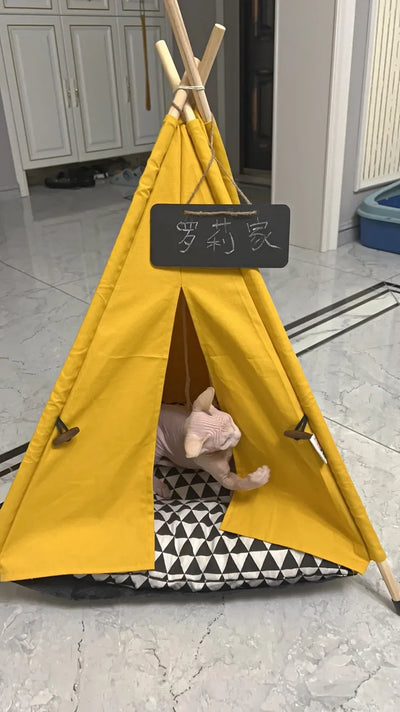 Pet Tent House Cat Dog Bed