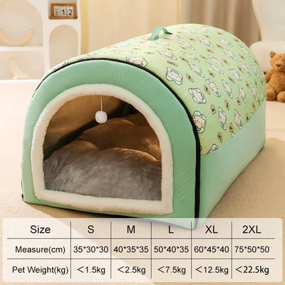 winter Dog Kennel Warm Dog House