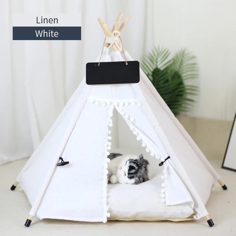 Pet Tent House Cat Dog Bed