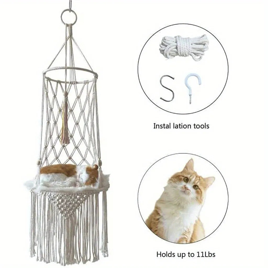 Beds Cats Hammock Window Balcon Hanging Things