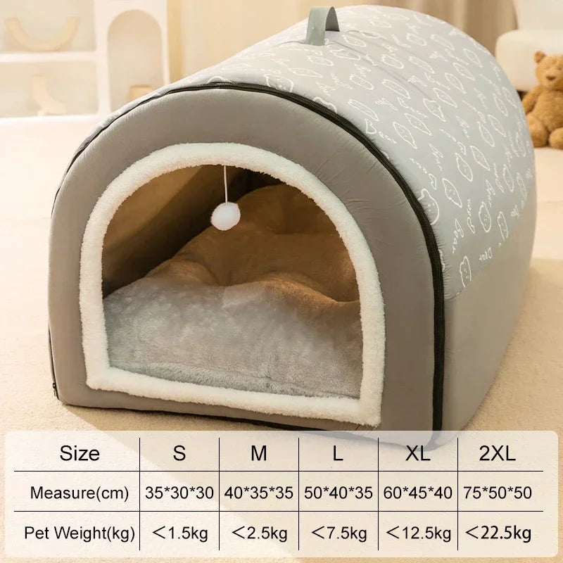 winter Dog Kennel Warm Dog House