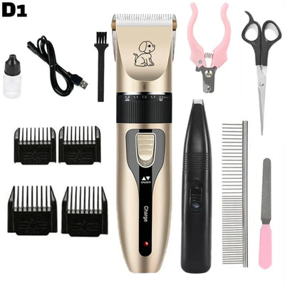 Professional Cat Dog Hair Clipper Grooming Kit