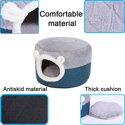 Collapsible Fleece Cute Pet Supplies Puppy Kitten Nest