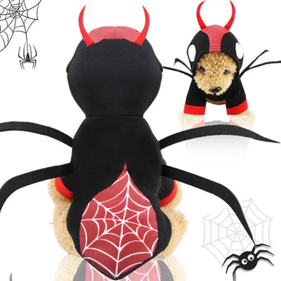 Dog Clothing Carnival/ Halloween Funny Hoodies Pet Spider