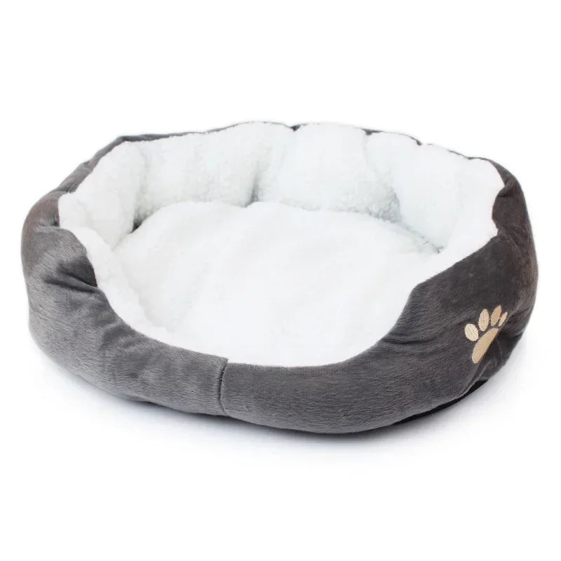 2024 Small and Large Size Lambswool Kennel Bichon Pet Bed