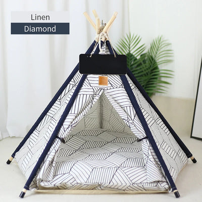 Pet Tent House Cat Dog Bed