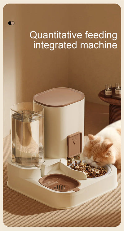 Kimpets Pet Cat Automatic Feeder Drinking Water Large