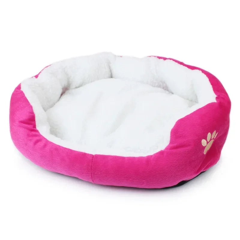 2024 Small and Large Size Lambswool Kennel Bichon Pet Bed