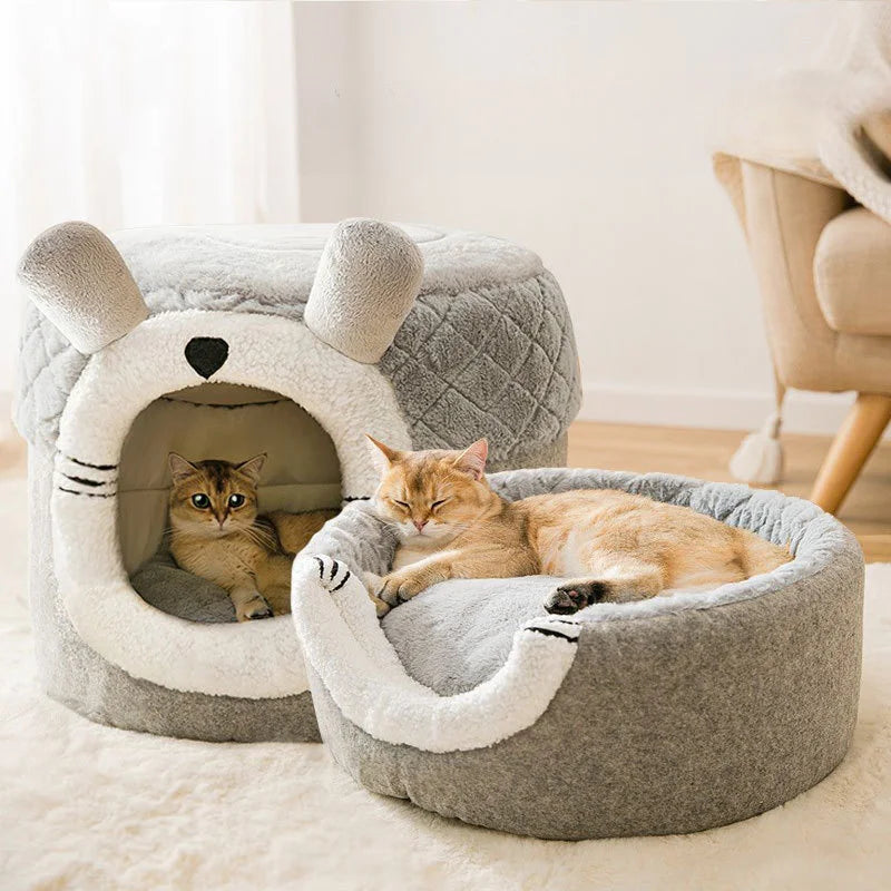 Indoor Warm Cat nest Deep Sleep Cat Kennel