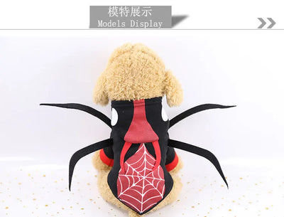 Dog Clothing Carnival/ Halloween Funny Hoodies Pet Spider