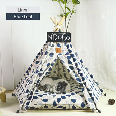 Pet Tent House Cat Dog Bed