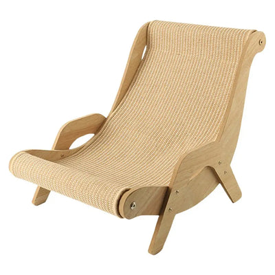 Sisal Cat Chair Wooden Cat Lounge Chair Cozy Stable