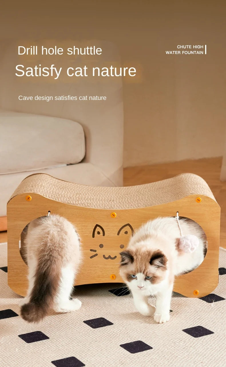 HONEY PET Double Layer Cat House Multifunctional Nest