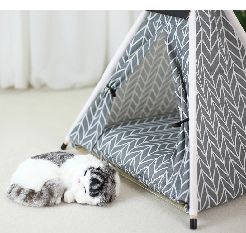 Pet Tent House Cat Dog Bed