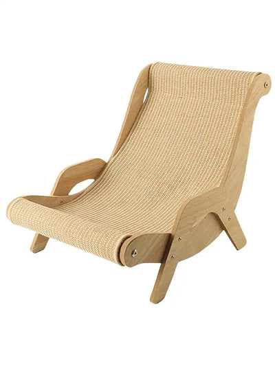 Sisal Cat Chair Wooden Cat Lounge Chair Cozy Stable