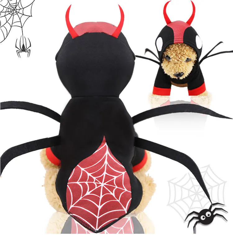 Dog Clothing Carnival/ Halloween Funny Hoodies Pet Spider