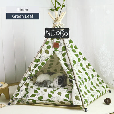 Pet Tent House Cat Dog Bed