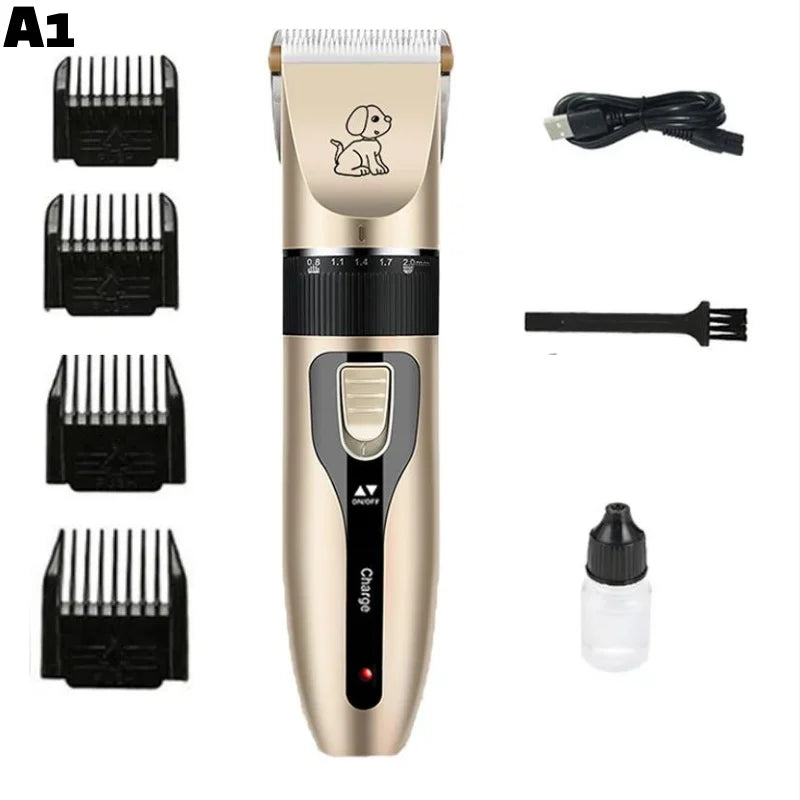 Professional Cat Dog Hair Clipper Grooming Kit