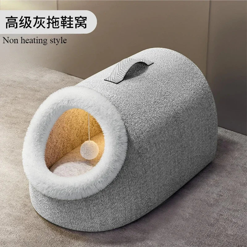 Heated Cat House Warm Comfortable Heated Pet Bed