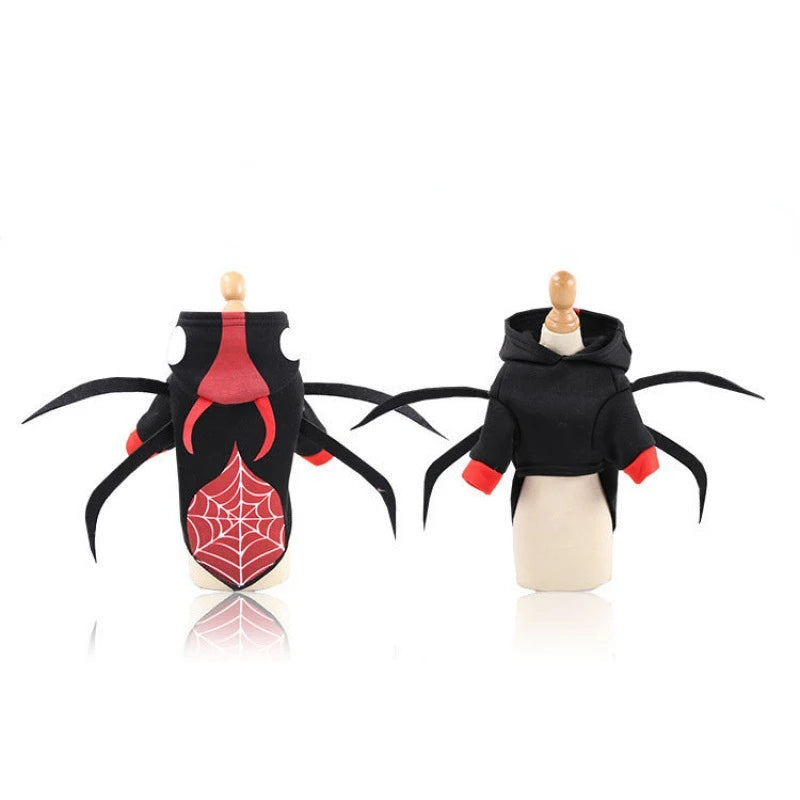 Dog Clothing Carnival/ Halloween Funny Hoodies Pet Spider