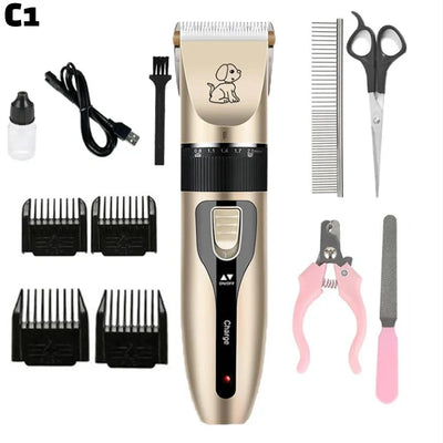 Professional Cat Dog Hair Clipper Grooming Kit