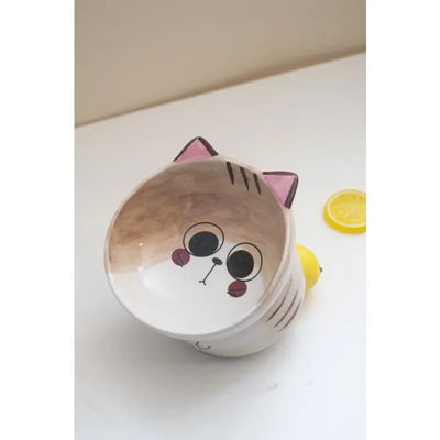 Pet Ceramic Cat Bowl High-Leg