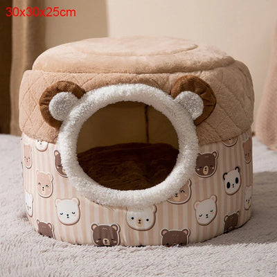 Indoor Warm Cat nest Deep Sleep Cat Kennel