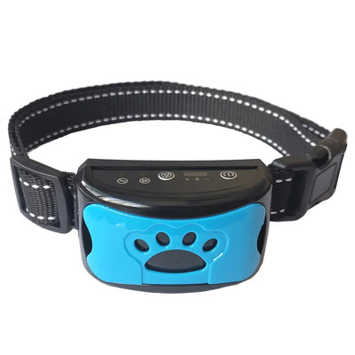 New Pet Dog Anti Barking Device USB Rechargeable Dogs Training Collar Ultrasonic Stop Barking Vibration Anti Bark Collar