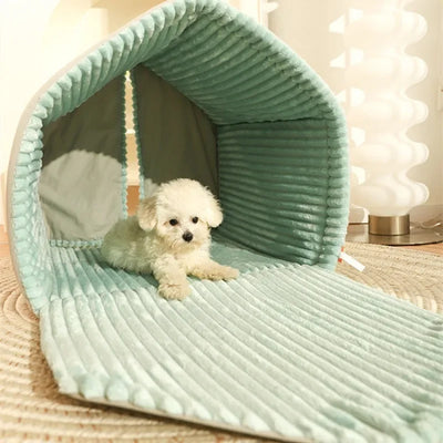 Winter Dog House Home Living Room Beds & Furnitures Pet Cats Dogs