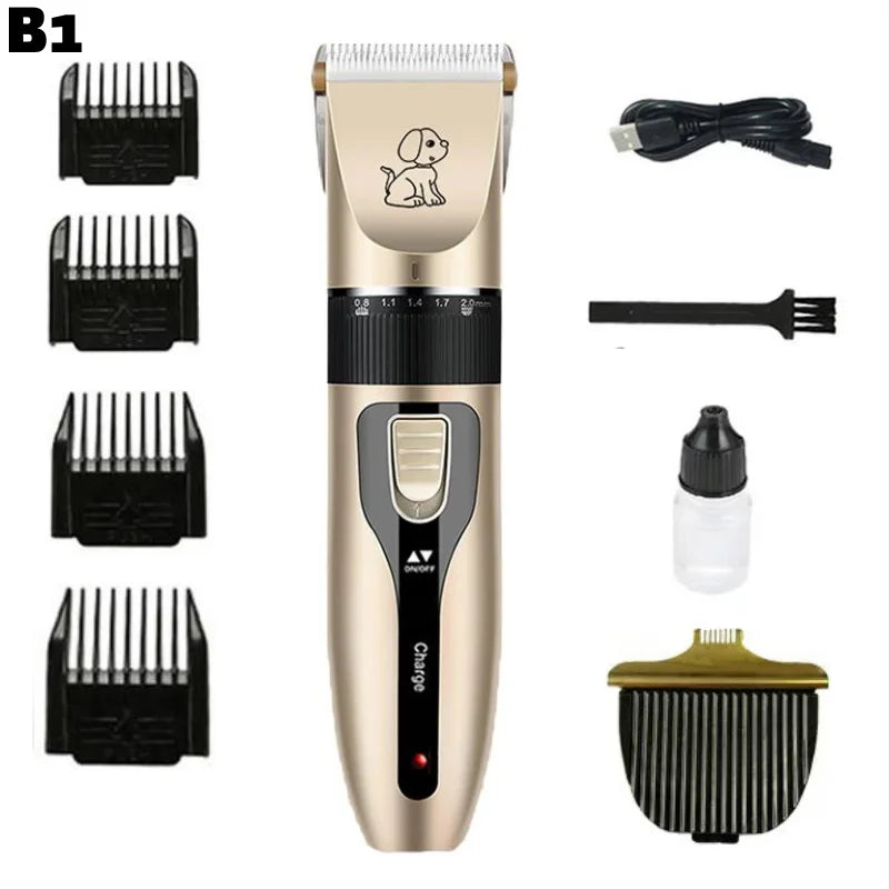 Professional Cat Dog Hair Clipper Grooming Kit