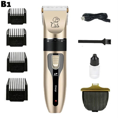 Professional Cat Dog Hair Clipper Grooming Kit