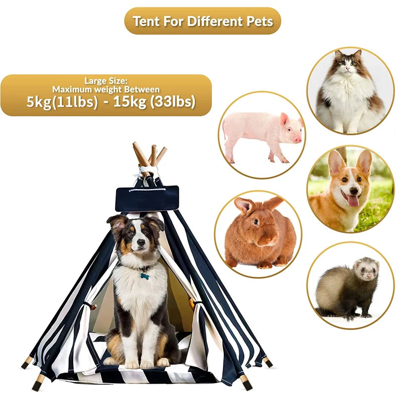 Pet Tent House Cat Dog Bed