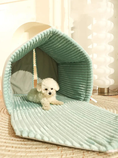 Winter Dog House Home Living Room Beds & Furnitures Pet Cats Dogs