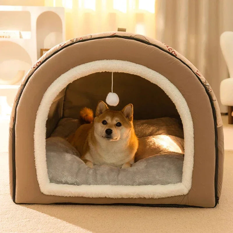 winter Dog Kennel Warm Dog House