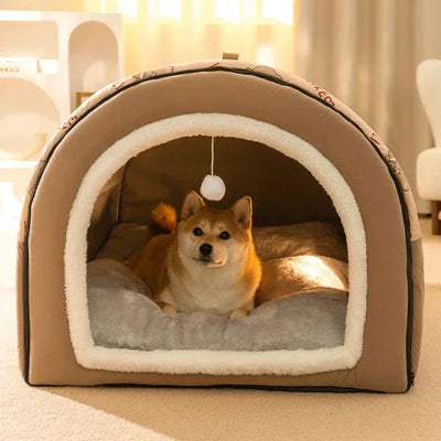 winter Dog Kennel Warm Dog House