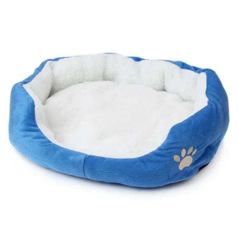 2024 Small and Large Size Lambswool Kennel Bichon Pet Bed