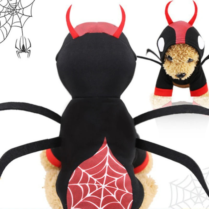 Dog Clothing Carnival/ Halloween Funny Hoodies Pet Spider