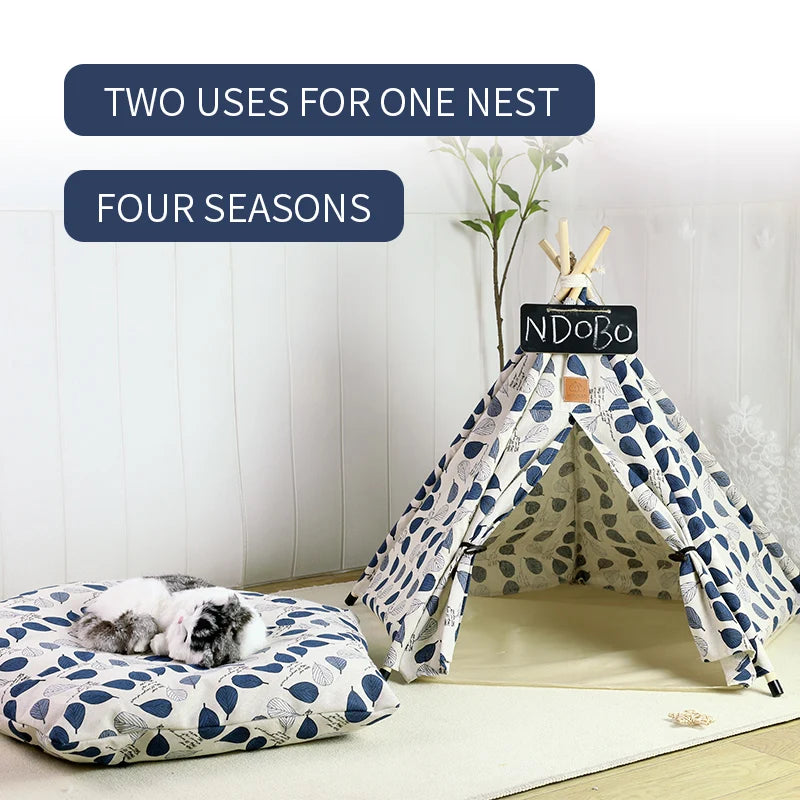 Pet Tent House Cat Dog Bed