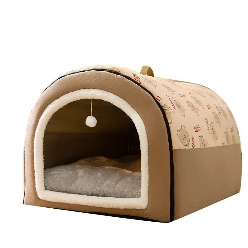 winter Dog Kennel Warm Dog House