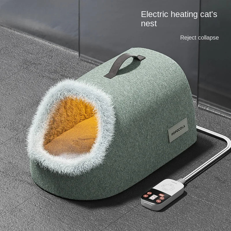 Electric Heated Pet Bed with Temperature Control