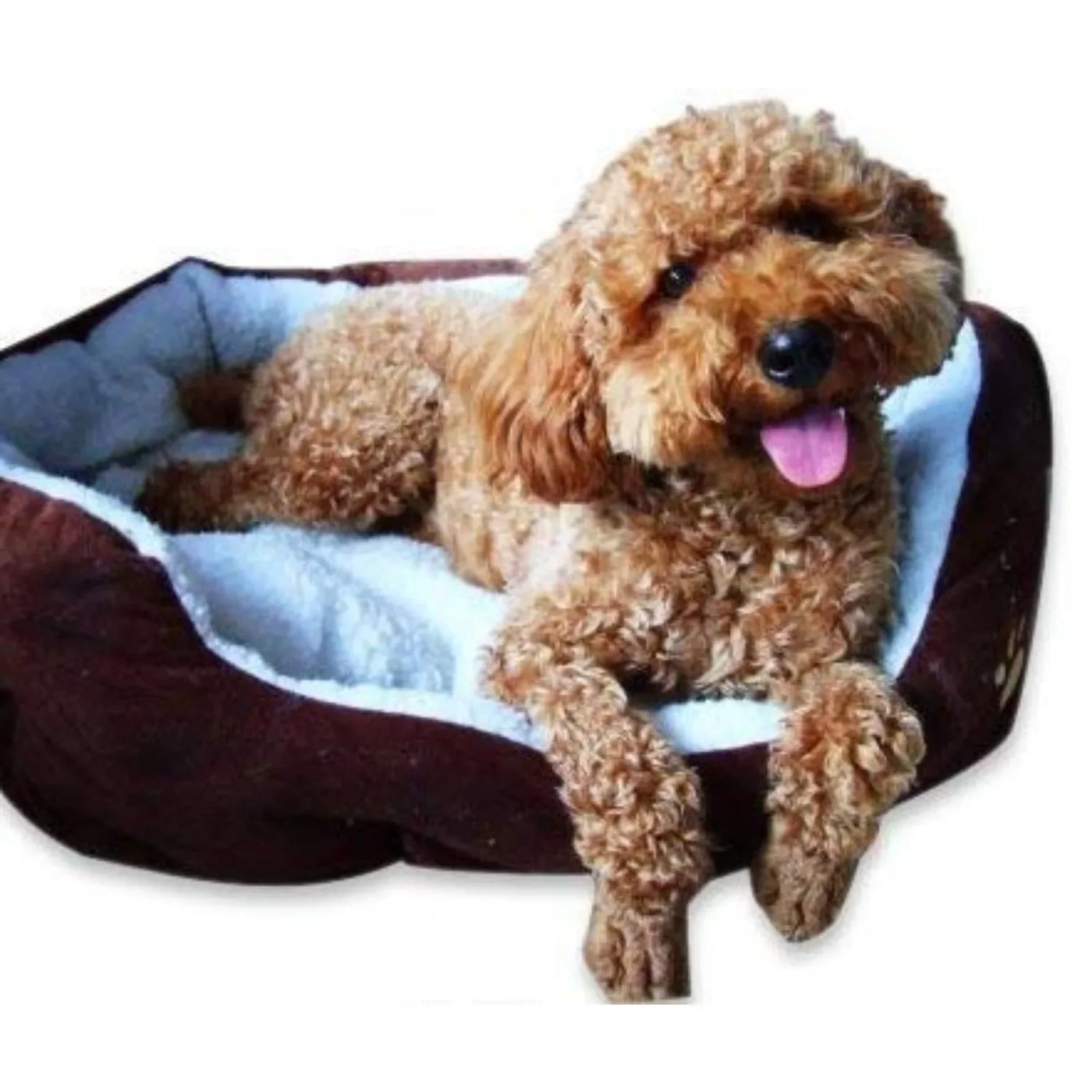 2024 Small and Large Size Lambswool Kennel Bichon Pet Bed