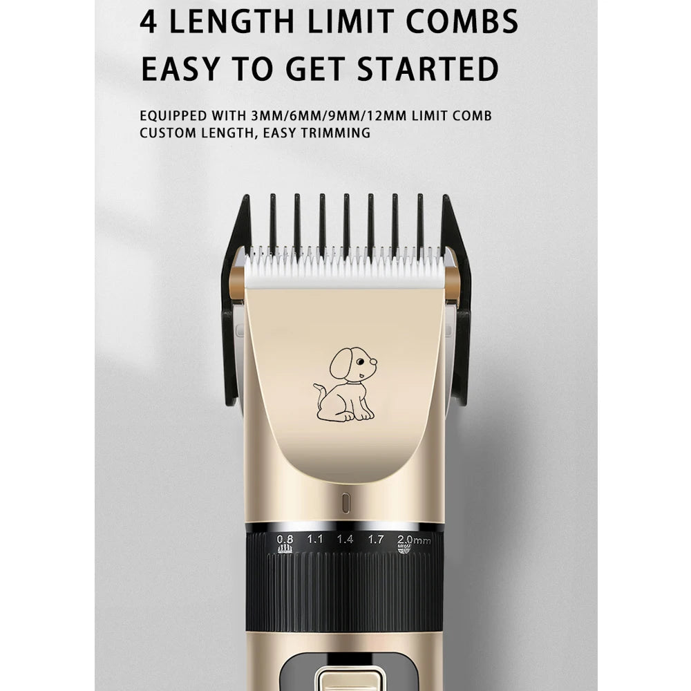 Professional Cat Dog Hair Clipper Grooming Kit