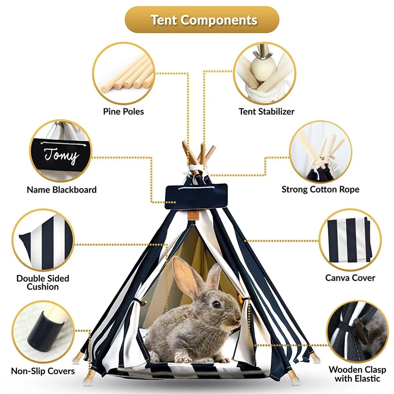 Pet Tent House Cat Dog Bed