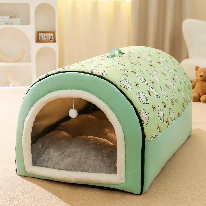 winter Dog Kennel Warm Dog House